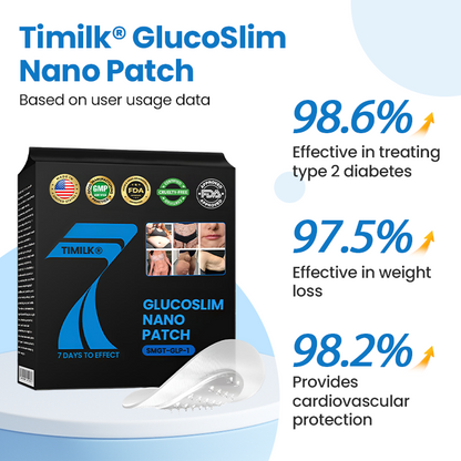 Timilk® GlucoSlim Nano Patch — Slimming and Firming, Supports Blood Sugar Management, Injection-Free, Visible Results in 7 Days!